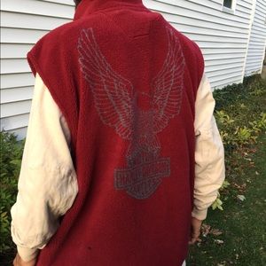 Vintage Harley-Davidson Fleece Vest